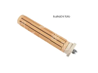 těleso topné 3000 W, 230 V, L=400 mm, 7 segmentů, keramické
